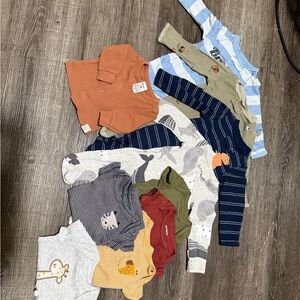 Assorted Baby Onesies and Pajamas